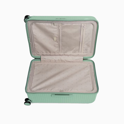 Średnia walizka PUCCINI MONTE CARLO PC036TB 5C Zielona