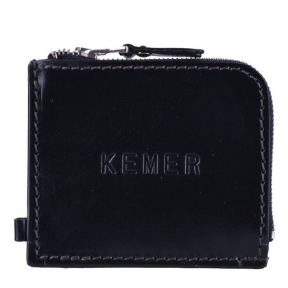 Portfel skórzany KEMER 86206701 Czarny - min. zamówienie 20 / 50 / 100 szt.