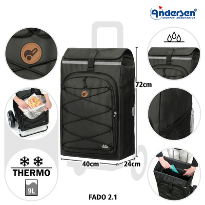 Wózek na zakupy ANDERSEN Royal Plus 147 Fado 2.1