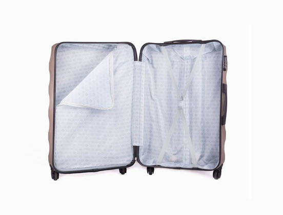 Mała kabinowa walizka PELLUCCI SOLIER STL402 Beżowa - min. zamówienie 20 / 50 / 100 szt.