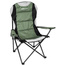Krzesło turystyczne składane LUX 60x60x105cm zielono - czarne