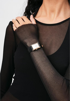 ZEGAREK DAMSKI DANIEL WELLINGTON Bound Black Crocodile Rose Gold DW00100693 + BOX