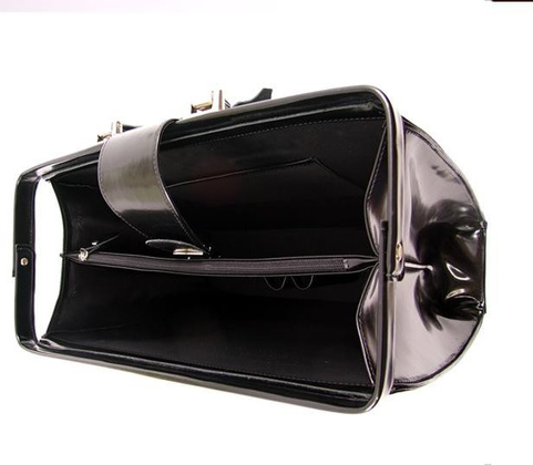 Teczka męska skórzana KEMERB 836/DW Czarna