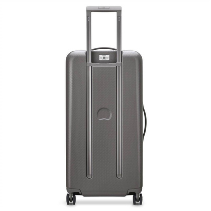 Delsey Turenne Duża twarda srebrna walizka na kółkach 73 cm