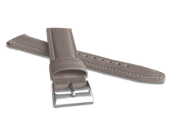 LAVVU Wyściełany beżowy szyty pasek CLASSIC z luksusowej skóry Top Grain - 22