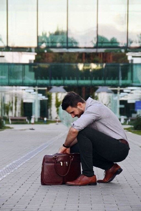 Torba skórzana na laptop 17" KEMER SOLIER Dundee - min. zamówienie 20 / 50 / 100 szt.