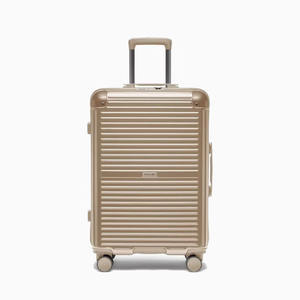 Średnia walizka PUCCINI DALLAS PC034B 6C Złota