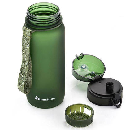 Bidon sportowy Meteor 650 ml ciemnozielony 74602