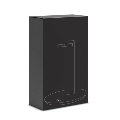 GERST. Stojak na słuchawki z ABS z wbudowaną ładowarką bezprzewodową