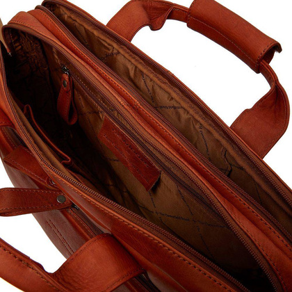 Torba rowerowa z miejscem na tablet 9,7" oraz laptop 15,6" Koniak - min. zamówienie 20 / 50 / 100 szt.