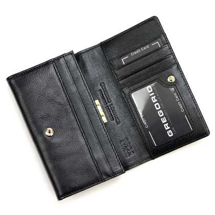 Portfel damski skórzany PELLUCCI IT-101 Czarny