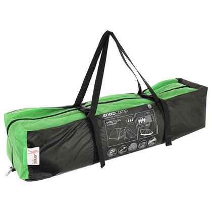 Namiot turystyczny 4 osobowy Cool Royokamp Szaro Zielony