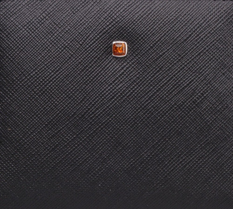 Portfel skórzany damski KEMER 358D Czarny - min. zamówienie 20 / 50 / 100 szt.