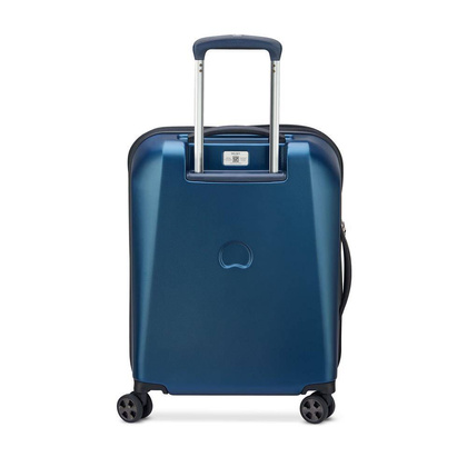 Delsey Promenade Hard mała niebieska walizka kabinowa na kółkach 55 cm