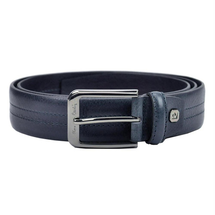 Pasek męski skórzany PIERRE CARDIN GF 8004 Niebieski