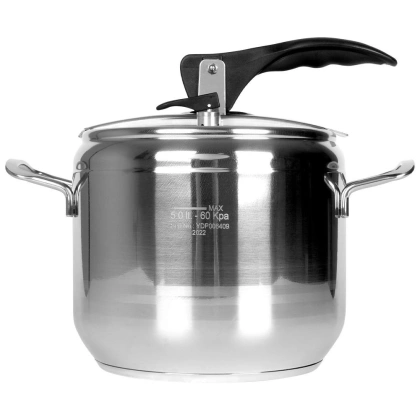Szybkowar garnek ciśnieniowy stalowy do gotowania duszenia 5 l PROFI