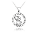 MINET Srebrny naszyjnik Zodiac WODNIK