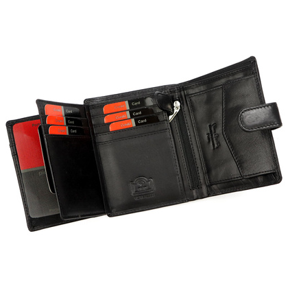 Portfel męski skórzany PIERRE CARDIN YS601 326A Czarny