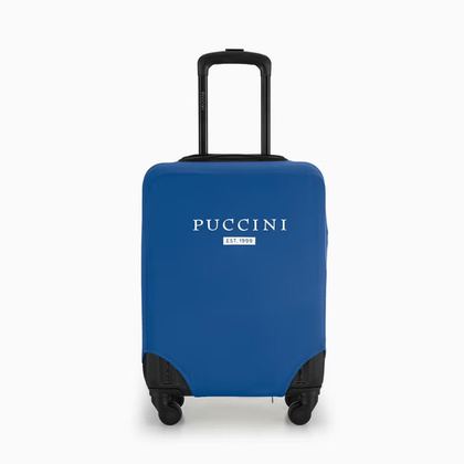 Elastyczny pokrowiec na małą walizkę PUCCINI PBC 7A Niebieski