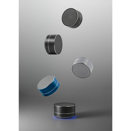 FLOREY. Aluminiowy głośnik przenośny z mikrofonem