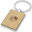 Prostokątny brelok do kluczy Neta z bambusa