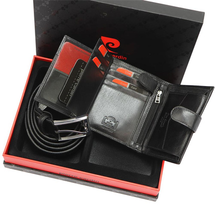 Męski zestaw prezentowy Pierre Cardin ZG-115 Czarny