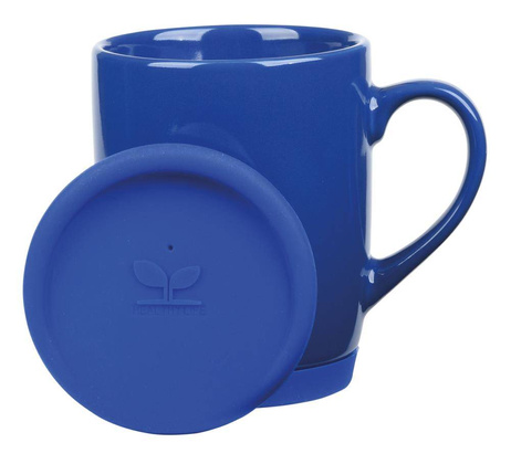 Kubek ceramiczny EASY DAY, niebieski
