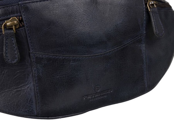 Miejska nerka męska ze skóry naturalnej