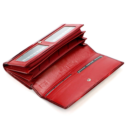 Portfel damski skórzany PELLUCCI FF-122 Brązowy