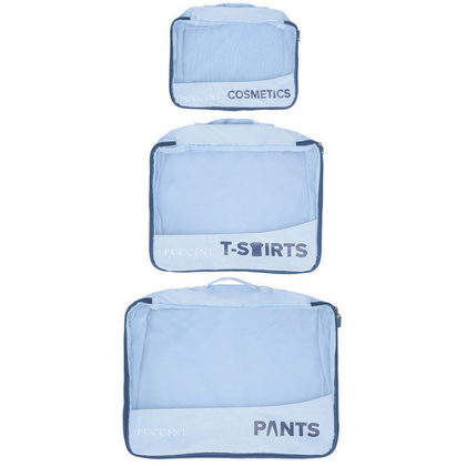 Organizer do walizki PUCCINI TO231 7B Błękitny