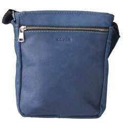 Torebka damska skórzana KEMER S6 Granatowa - min. zamówienie 20 / 50 / 100 szt.