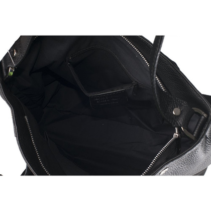 Torebka damska skórzana KEMER 382 Czarna - min. zamówienie 20 / 50 / 100 szt.