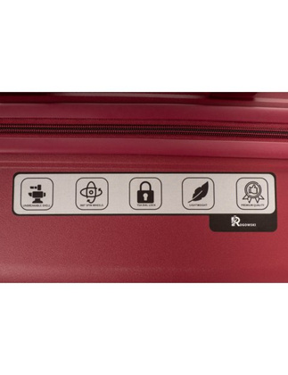 Zestaw walizek 3w1 POLIPROPYLEN PP6 BORDOWY