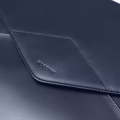 Skórzane etui na laptop 13" PUCCINI VULCANO VC92527 7A Granatowe