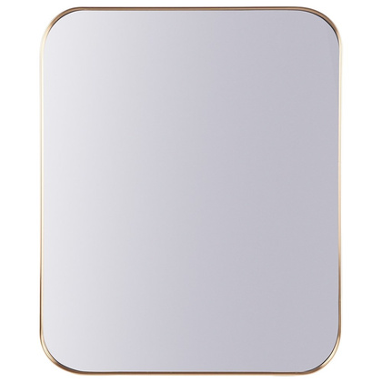 Lustro ścienne złote 55x45 cm