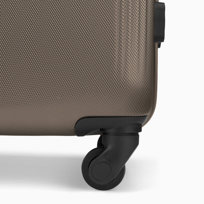 Średnia walizka PUCCINI SAN DIEGO ABS025B 6C Szampańska