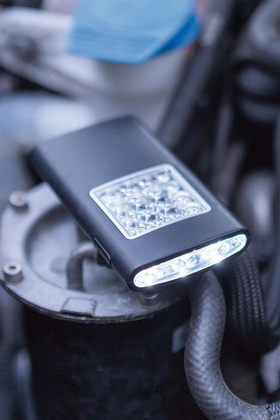 Latarka LED, BRIGHT HELPER, czarny