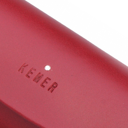 Etui na okulary skórzane KEMER OK2 Bordo - min. zamówienie 20 / 50 / 100 szt.