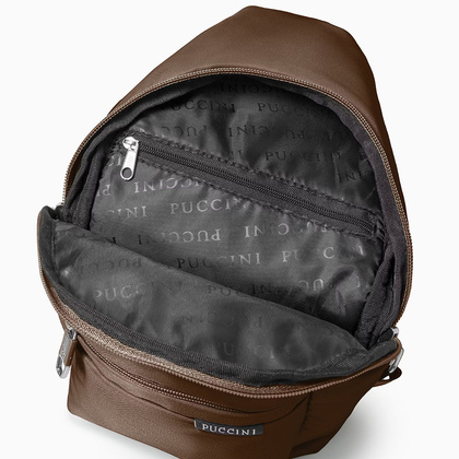 Plecak z jedną szelką PUCCINI ACTIVE COLLECTION TM243 2 Brązowy
