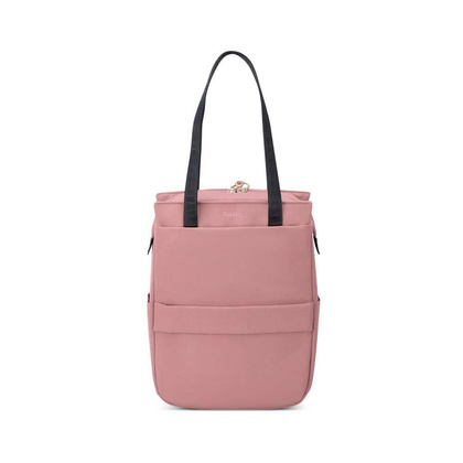 Delsey Securstyle Damska ciemno różowa torba na laptopa 14"