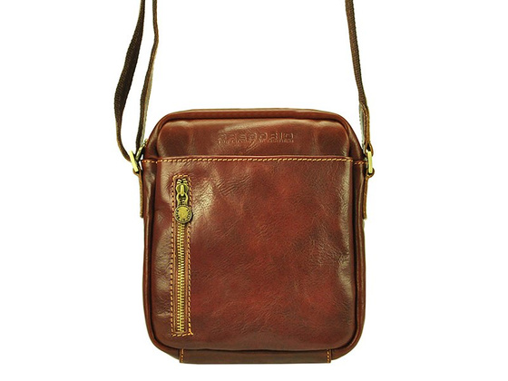 Damska saszetka ze skóry naturalnej Gregorio 885 camel-1