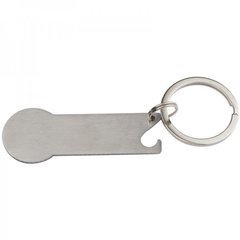 Brelok metalowy STICKIT 158307 Szary