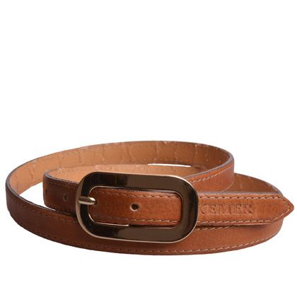 Pasek damski skórzany KEMER 24-100/20-S3-123 Brązowy - min. zamówienie 20 / 50 / 100 szt.