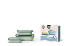 Zestaw 3 misek Cirqula prostokątna 500 1000 2000 Nordic Jade 106270094700