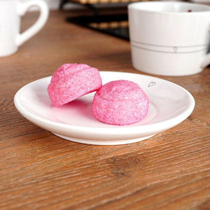 Spodek / talerzyk mały ceramiczny biały SERDUSZKA 12 cm