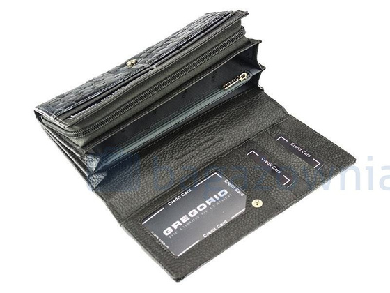 Portfel damski skórzany PELLUCCI FS-106 Niebieski