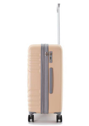 Walizka średnia ELLE Debossed różowe złoto