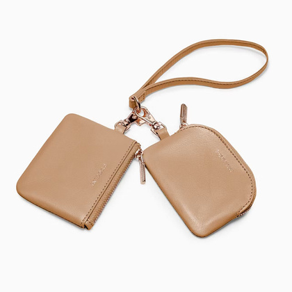 Brelok z saszetkami skórzanymi PUCCINI VULCANO ZN92512 2A Brązowy