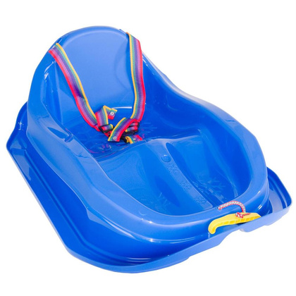 Sanki plastikowe mini bobek niebieskie