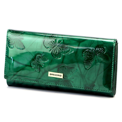 Portfel damski skórzany PELLUCCI BTS-102 Czerwony